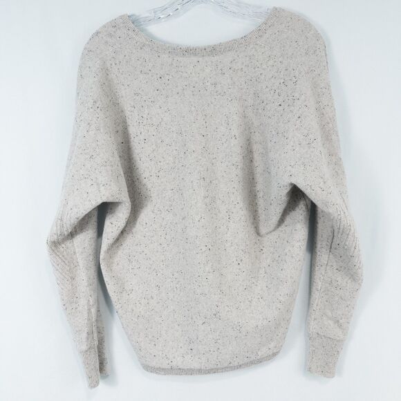 Billy Reid Donegal Heathered Cashmere V Neck Sweater Womens XS Oversized Preppy - Picture 2 of 16